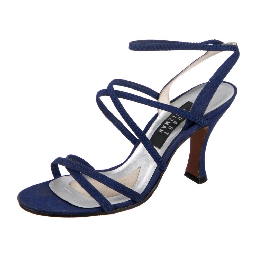 Stuart Weitzman Blue Strap Heels